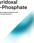 Thorne Pyridoxal 5'-Phosphate - Bioactive Vitamin B6 (Pyridoxine) Supplement for Energy Production and Neurotransmitter Synthesis - 180 Capsules