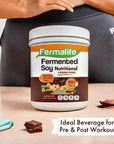 FERMALIFE USDA Organic Fermented Soy Nutritional Beverage  Mix 56oz 20 Servings NonGMO Vegan PlantBased Nutrients for Your Gut Bacteria