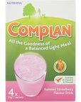 Complan Nutritious Vitamin Rich Drink Strawberry Flavour 4 x 55g Sachets