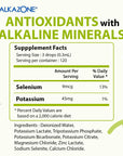 Alkazone Balance Your pH Antioxidants Alkaline Mineral Drops Single 125 Oz Pack Portable Yields 10 Gallons of alkaline antioxidant Water Unflavored pH Balance Hydration