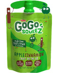 GoGo Squeeze Applesauce Apple Cinnamon Strawberry and GIMME Five BETRULIGHT Value 32 oz 16Pack