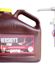 Hersheys Syrup Chocolate 7 lb 8 oz  a Sophley 33 oz 10 ml Chocolate SyrupCondiment Pump Set