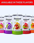 Honest Juice Boxes for Kids Organic Juice  Juice Pouches of Strawberry Peachy Keen Apple Juice Berry Lemonade Grape  Fruit Punch has No Added Sugar and Tasty Juice Drink for Adult and Kids  675 Fl oz Pouches BETRULIGHT Variety Pack of 8 Fruit Punch