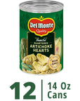 Del Monte Quartered Artichoke Hearts 14 oz Can 12 Pack