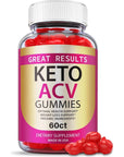 Great Results Keto ACV Gummies - Official Formula, Vegan 1000mg