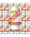 Squirt zero sugar grapefruit soda 12 fl oz 18 cans  total 216 fl oz