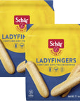 Schar  Lady Fingers  Certified Gluten Free  No GMOs Lactose Wheat or Preservatives  71 oz 2 Pack