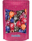 Fruidles Giant Tootsie Pops Lollipops Suckers Assorted Flavors Kosher Certified Dairy Individually Wrapped 8Pack