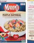 Maypo Instant Maple Oatmeal and Instant Vermont Style Maple Oatmeal 14oz 1 pack each