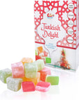 Sarahs Candy Factory Turkish Delight with Assorted Fruit Flavors 88 oz Gifts for Everyone