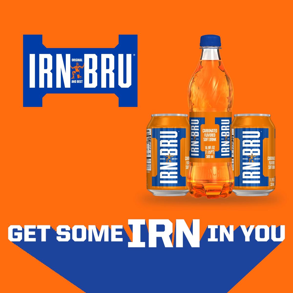 IRNBRU From AG Barr The Original and Best Sparkling Flavored Soft Drink  A Scottish Favorite  330 ML Pack of 6