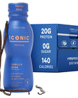 Iconic  Protein Drink RTD Vanilla Bean  12 Bottles