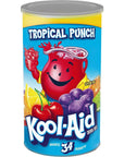 KoolAid Sweetened Tropical Punch Powdered Drink Mix 825 oz  1 Pack