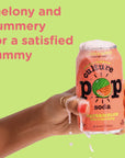 Culture Pop Soda Sparkling Probiotic  40 Calories per can Vegan NonGMO  12 Fl Oz Cans Watermelon Lime Pack of 6