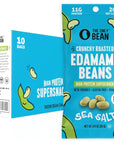 The Only Bean Crunchy Dry Roasted Edamame Snacks - 0.9oz 10 Pack