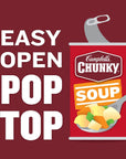 Campbell’s Chunky Soup, Savory Pot Roast Soup, 18.8 Oz Can