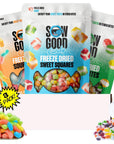 Freeze Dried Candy Variety Pack by Sow Good  Freeze Dried Skittles Sour Worms Sweet Squares  Other Varieties  Perfect Candy Variety Pack Boxed for Snack Lovers by Hangry Kits