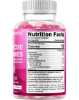 Vitamatic Glucose Chweble Gummies - 60 Count - Natural Raspberry Flavor - 4G of Carbohydrate per Serving (2 Bottles)