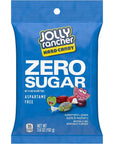 JOLLY RANCHER Zero Sugar Assorted Fruit Flavored Sugar Free Candy, 3.6 Ounce (Pack of 12)