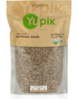 Yupik Organic Raw Shelled Sunflower Seeds 22 lb Pack of 1