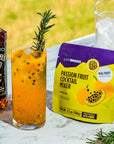 Easy Drinks Passion Fruit Cocktail Mixer Real fruit with seeds  Pack 5x 35 oz  Prepares up to 10 cocktails