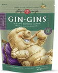 The Ginger People GIN GINS Original Ginger Candy - Individually Wrapped Healthy Candy - 3 oz Bag - Pack of 1