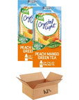 KP Crystal Light Powdered Drink Mix Pack of 2 20 Packets in total peach mango green tea