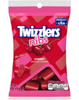 TWIZZLERS NIBS Cherry Candy Bags 6 oz 12 Count