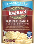 Idahoan Loaded Baked Mashed Potatoes 8 Ounce Pack of 8