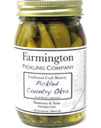 Pickled Country Okra  16 Ounce Jar