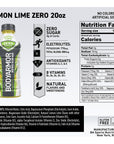 BODYARMOR ZERO Sugar Lemon Lime Sugar Free Sports Drink  LowCalorie Hydration  Natural Flavors with Potassium Packed Electrolytes Antioxidants and Bvitamins 20 fl oz pack of 6