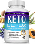 Toplux Keto Detox Pills Advanced Cleansing Extract – 1532 Mg - 60 Capsules