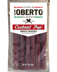 Oh Boy Oberto Classics Cocktail Pep Smoked Sausages 3 Ounce Pack of 8