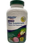 Equate Sugar Free Prebiotic Fiber Supplement Chewable - 90 Tablets