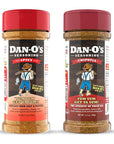 Dan-O's Seasoning Small 2 Bottle Combo Spicy & Chipotle 2 Pack (3.5 oz)