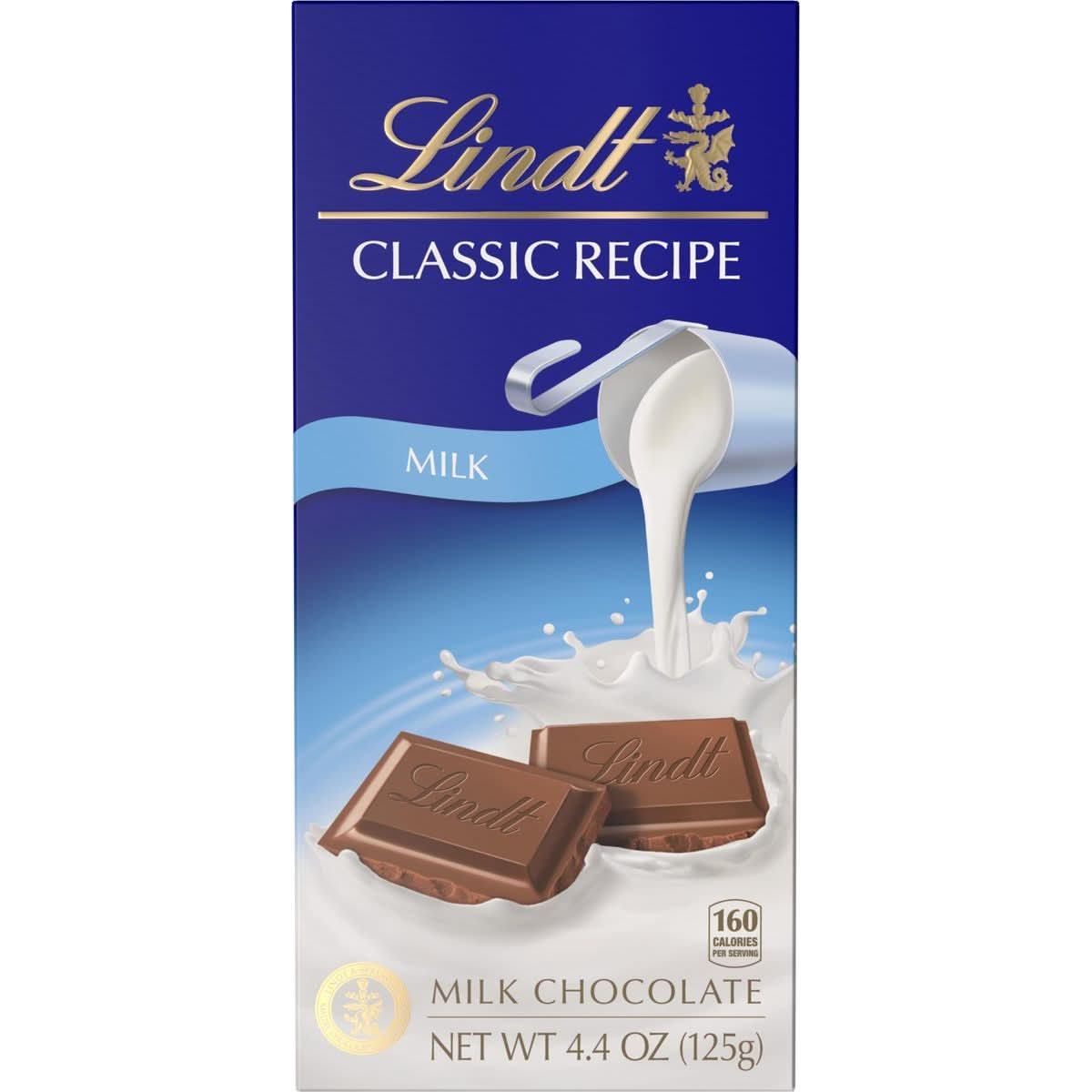 Lindt CLASSIC RECIPE Milk Chocolate Candy Bar Summer Smores Chocolate 44 oz 12 Pack