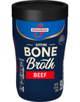 Swanson Sipping Bone Broth, Beef Bone Broth, 10.75 OZ Cup, Pack of 8