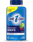 One A Day Men’s Multivitamin Gummies, Multivitamin for Men with Vitamin A, C, D, E, Calcium & More To Support Healthy Muscle Function, Gummies, 170 Count