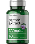 Saffron Extract Capsules | 177 mg 60 Count | Non-GMO, Gluten Free Supplement | by Horbaach