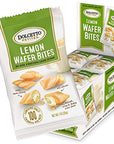 Dolcetto Lemon Wafer Bites 070 Ounce Pack of 24