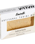 Emirelli Artisanal Halva Dessert  Authentic Middle Eastern Candy Turkish Sweets  Vegan Candy 55Tahini Halwa  Halvah Traditional International Sweets  Tasty Traditional Vanilla Flavor Pack of 1