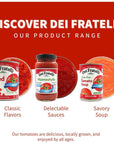 Dei Fratelli Crushed Tomatoes 28 oz cans 6 pack  No Water Added  Never from Tomato Paste  5th Generation Recipe