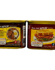 Spam Lovers Breakfast Bundle Includes Maple Flavored Spam and Spam Made with Real Bacon and 1 Reusable Bag for Leftovers or Storage