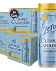 Clearly Canadian Zero Sugar Tropical Splash Sparkling Water Beverage Zero Sugar  Zero Calories 1 Case 24 cans x 12 fl oz