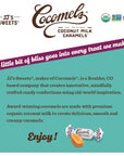 Cocomels Coconut Milk Caramels Original Flavor Organic Dairy Free Vegan Gluten Free NonGMO No High Fructose Corn Syrup Kosher Plant Based Individually Wrapped Candy 1 Pack