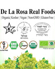 De La Rosa Organic White Grape Juice Kosher NonGMO  Gluten Free Austrian White Grape Juice No Preservatives or Sulfites Vegan White Grape Juice 254 Oz Glass Bottle Pack of 2