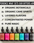 Portland Bitters Project Rose Bitters  Concentrated Bitters with Layered Flavors Made from Organic Wild Crafted Therapeutic Grade Whole Botanicals to Elevate Drinks  Cocktails  2 fl oz