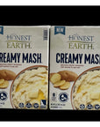 HONEST EARTH Creamy Mashed Potatoes 2 BOXES  16 Pouches 8 servings each