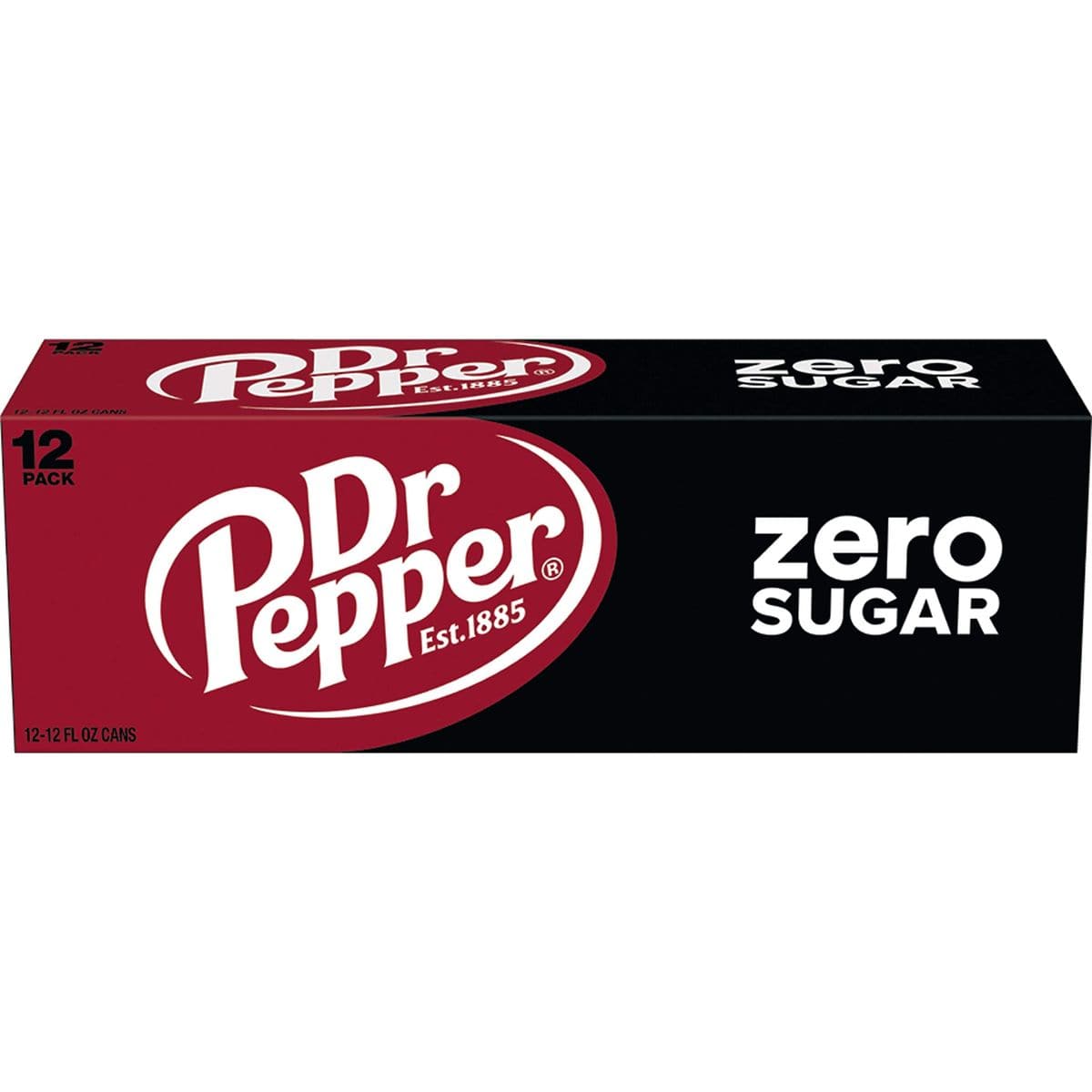 DR PEPPER ZERO SUGAR  12 OZ 12 PK