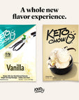 Keto Chow Vanilla Cream  Keto Meal Replacement Shake Powder  Nutritionally Complete  Low Carb  Delicious Easy Meal Substitute  Protein Rich  Dairy Free  21 Meal Serving